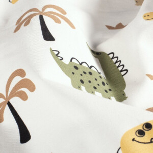 Baumwolljersey Dinos offwhite