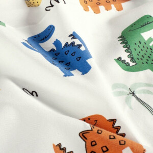 Baumwolljersey Dinos offwhite