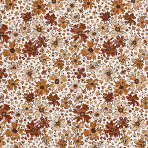 Sweat/french terry digitaldruck blumen offwhite