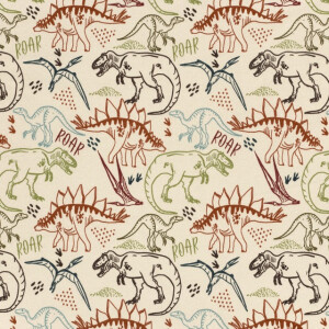 Sweat digitaldruck dinos beige