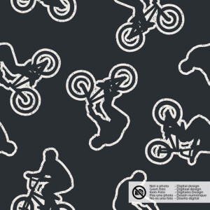 Softshell digitaldruck fahrräder dunkelgrau