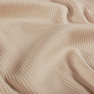 Ripp jersey uni beige