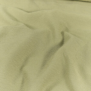 Terry Krepp Uni khaki grün