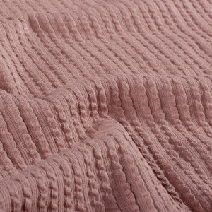 Rib jacquard uni hellmauve