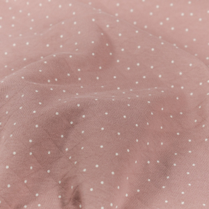Stepp Jersey Punkte hell mauve