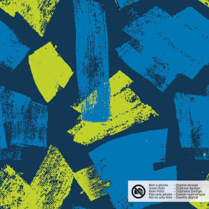 Baumwolljersey abstrakt marine