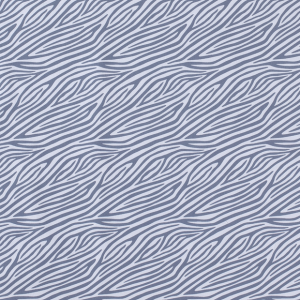 100x150 cm Baumwolljersey gefärbt Zebra hellblau