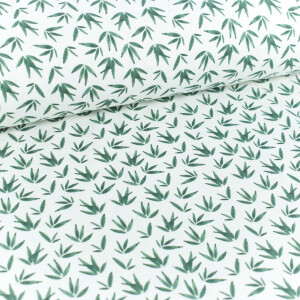 100x150 cm baumwolljersey Digitaldruck Bambus offwhite Blooming Fabrics
