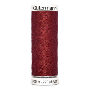Gütermann allesnäher 200m 221 rotbraun