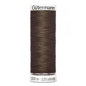 Gütermann allesnäher 200m 252 dunkelbraun
