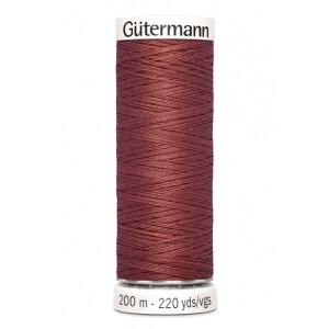 Gütermann allesnäher 200m 461 braun bordeaux