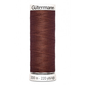 Gütermann allesnäher 200m 478 rot braun