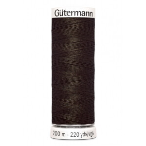 Gütermann allesnäher 200m 674 dunkelbraun