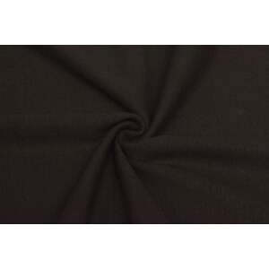 50x70 cm Organic-Baumwolle Bündchenstoff schwarz