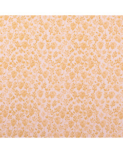 Baumwolljersey blumen gelb