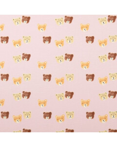 Baumwolljersey b&auml;ren hellrosa