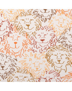 Baumwolljersey l&ouml;wen braun