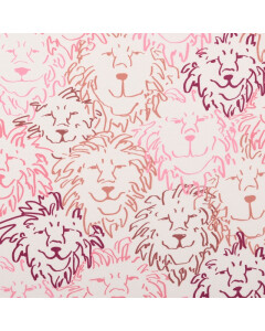 Baumwolljersey l&ouml;wen rosa