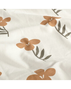 Baumwolljersey Blumen offwhite