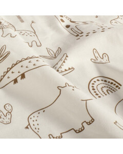 50x150cm Baumwolljersey Bio Naturel Safari offwhite