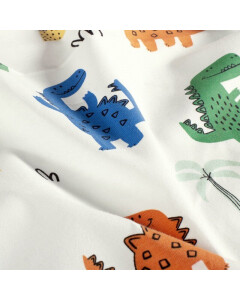 Baumwolljersey Dinos offwhite
