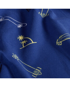 Baumwolljersey Skateboards kobalt