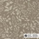 Dekostoff leinen-optik digitaldruck blätter beige