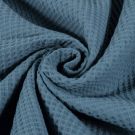 100x150cm waffelstoff grob stahlblau