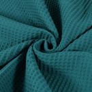 100x150cm waffelstoff grob petrol