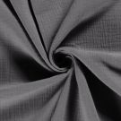 Baumwoll musselin uni grau