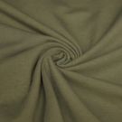 Baumwolljersey uni dunkelolivgrün