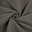 Bündchenstoff 2x2 rippe taupe braun