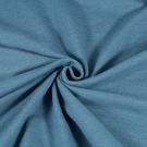 Baumwolljersey meliert petrol