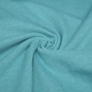 50x70 cm bündchenstoff meliert türkis