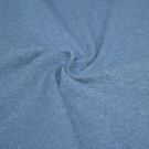 50x70 cm bündchenstoff meliert jeansblau