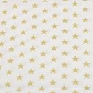 50x140 cm baumwolle christmas sterne offwhite/gold