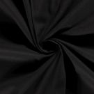 Viskose leinen gewebt uni schwarz