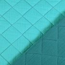 Stepp musselin rauten mint/petrol