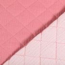 Stepp musselin rauten rosa/hellrosa