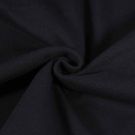 Bündchenstoff 140cm schwarz