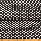 100x150 cm baumwolljersey punkte schwarz