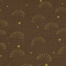 Baumwoll musselin goldene regenbogen braun