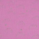 Baumwoll musselin silberne regenbogen lila/rosa