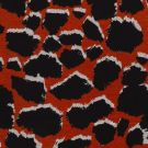 Jersey stoff discharge panther braun