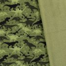 Alpenfleece dinos grün