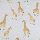 Sweat digitaldruck giraffen hellgrau meliert