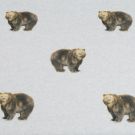 Sweat digitaldruck bären hellgrau meliert