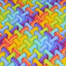 Sweat digitaldruck geometrisch multicolor