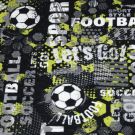Sweat digitaldruck fußball schwarz/grau