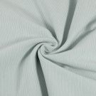 50x70 cm bündchenstoff gestreift 1mm eisblau